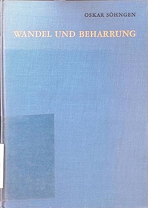 Immagine del venditore per Wandel und Beharrung : Vortrge u. Abhandlungen ber Kirchenmusik u. Liturgie. venduto da books4less (Versandantiquariat Petra Gros GmbH & Co. KG)