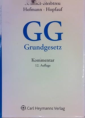 Seller image for GG Kommentar zum Grundgesetz. for sale by books4less (Versandantiquariat Petra Gros GmbH & Co. KG)