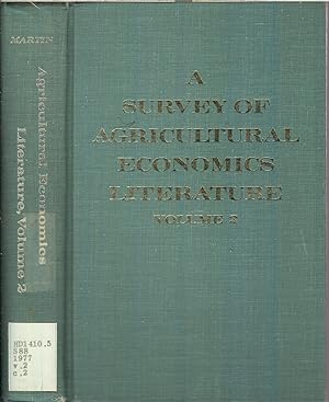 Seller image for A Survey Of Agricultural Economics Literature: Volume 2 for sale by Jonathan Grobe Books