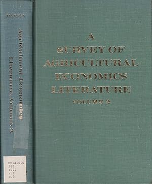 Seller image for A Survey Of Agricultural Economics Literature: Volume 2 for sale by Jonathan Grobe Books