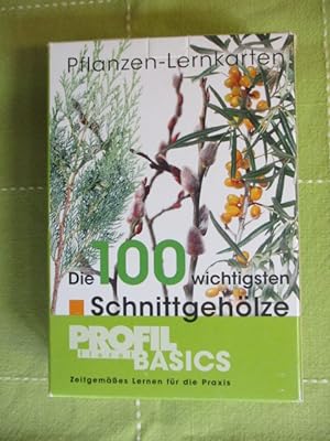 Bild des Verkufers fr Die 100 wichtigsten Schnittgehlze. Pflanzen-Lernkarten. zum Verkauf von Brcke Schleswig-Holstein gGmbH