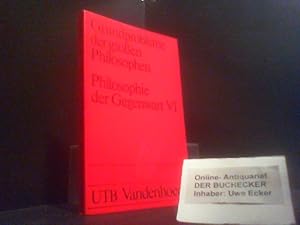 Philosophie der Gegenwart; Teil: 6., Bloch, Benjamin, Fromm, Hartmann, Tillich, Guardini. UTB ; 1308