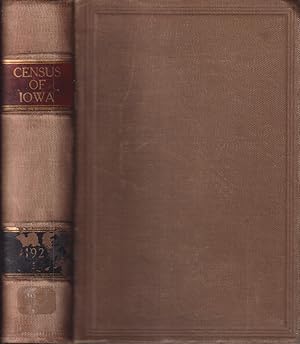 Seller image for Census Of Iowa For The Year 1925 for sale by Jonathan Grobe Books