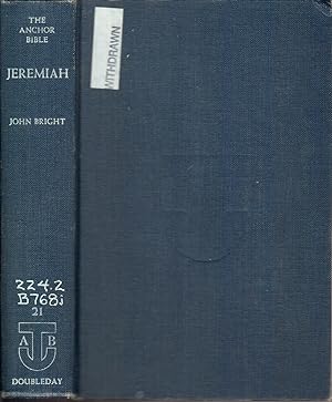 Seller image for The Anchor Bible Jeremiah for sale by Jonathan Grobe Books