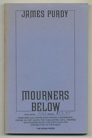 Seller image for Mourners Below for sale by Between the Covers-Rare Books, Inc. ABAA