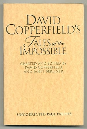 Bild des Verkufers fr David Copperfield's Tales of the Impossible zum Verkauf von Between the Covers-Rare Books, Inc. ABAA