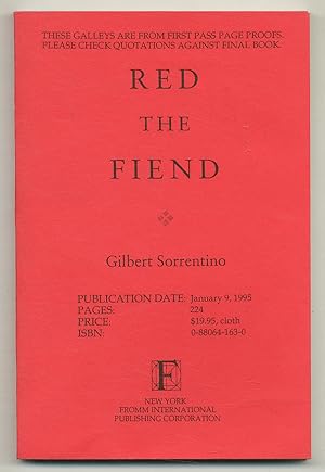 Bild des Verkufers fr Red the Fiend zum Verkauf von Between the Covers-Rare Books, Inc. ABAA