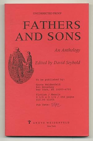 Bild des Verkufers fr Fathers and Sons: An Anthology zum Verkauf von Between the Covers-Rare Books, Inc. ABAA