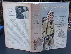 Imagen del vendedor de TIGER OF THE SNOWS. The Autobiography of Tenzing of Everest -- 1955 SECOND PRINTING a la venta por JP MOUNTAIN BOOKS