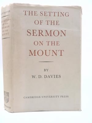 Imagen del vendedor de The setting of the Sermon on the Mount, a la venta por ThriftBooksVintage
