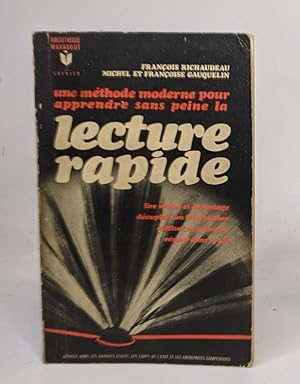 Imagen del vendedor de Lecture rapide a la venta por crealivres