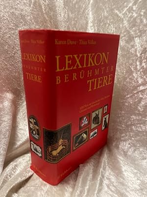 Bild des Verkufers fr Lexikon berhmter Tiere. 1200 Tiere aus Geschichte, Film, Mrchen, Literatur und Mythologie. Karen Duve ; Thies Vlker zum Verkauf von Antiquariat Jochen Mohr -Books and Mohr-