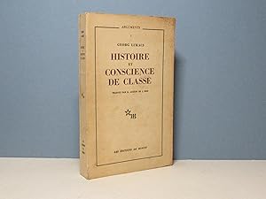 Histoire et conscience de classe. Essais de dialectique marxiste