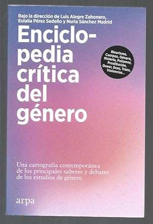 Imagen del vendedor de ENCICLOPEDIA CRITICA DEL GENERO. UNA CARTOGRAFIA CONTEMPORANEA DE LOS PRINCIPALES SABERES Y DEBATES DE LOS ESTUDIOS DE GENERO a la venta por Desvn del Libro / Desvan del Libro, SL