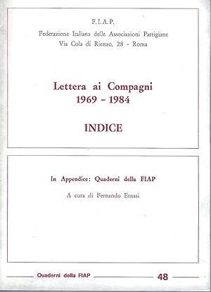 Lettera ai Compagni 1969-1984 - Indice