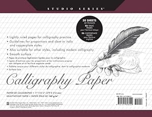 Image du vendeur pour Studio Series Calligraphy Paper Pad (Set of 50 Sheets) mis en vente par BargainBookStores