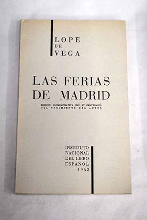 Seller image for Las ferias de Madrid for sale by Alcan Libros