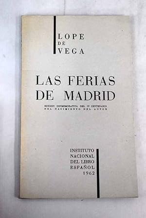 Seller image for Las ferias de Madrid for sale by Alcan Libros