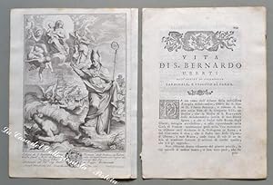 Firenze. SAN BERNARDO UBERTI. Vescovo di Parma. Acquaforte. Anno 1742