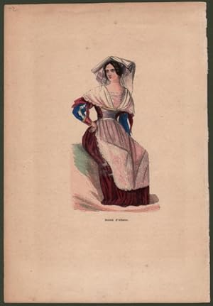 ALBANO, Lazio. Donna d'Albano. Circa 1850