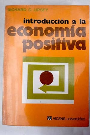 Seller image for Introduccin a la economa positiva for sale by Alcan Libros
