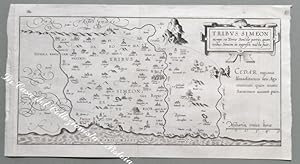 PALESTINA. âTRIBUS SIMEONâ¦. In Terrae Sanctae â¦â. Adricomius, circa 1600.