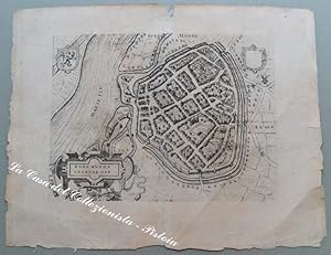 ROERMOND, Olanda. RUREMUNDA GELRIAE OPP. Da Guicciardini L., 1612