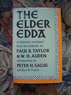 Bild des Verkufers fr The Elder Edda, a Selection translated from the Icelandic zum Verkauf von Anne Godfrey