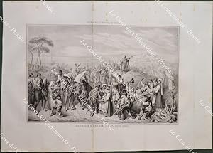 Sicilia. Trapani. SBARCO A MARSALA. Dall'opera di Domenico Valente, anno 1862