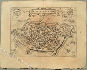 CAMBRAI, Francia France. La Ville de Cambray. Veduta della cittÃ, Anno 1612