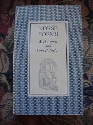 Bild des Verkufers fr Norse Poems zum Verkauf von Anne Godfrey