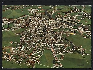 Ansichtskarte Appenzell, Fliegeraufnahme der Stadt