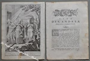 Firenze. SAN ANDREA VESCOVO. Acquaforte. Anno 1742.