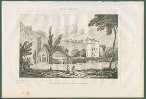 SAVOIA. Chambery. L'antico castello. Da Italie Pittoresque anno 1836