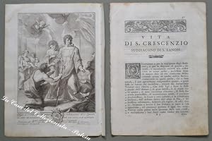 SAN CRESCENZO FIORNETINO. Acquaforte dall'opera di Giuseppe Maria Brocchi, 1742