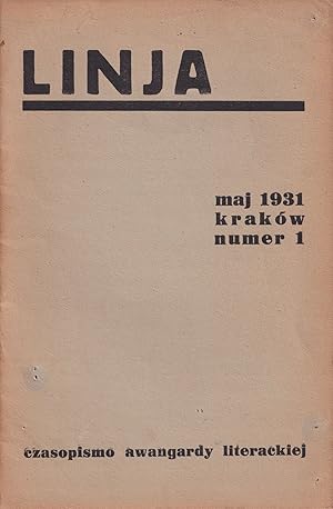 [POLISH LITERARY AVANT-GARDE ? MARINETTI] Linja: czasopismo awangardy literackiej [Line: a journa...