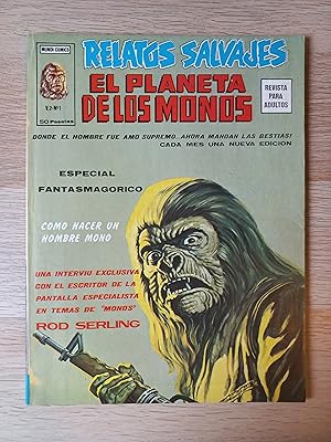El planeta de los simios. Relatos salvajes vol 2. núm. 1 1977 (Mundicomics)