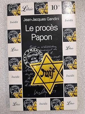 Seller image for Le Proces papon for sale by Dmons et Merveilles