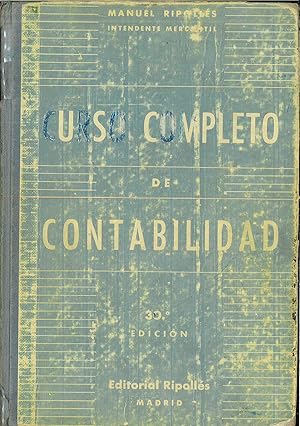 Seller image for Curso completo de Contabilidad for sale by Papel y Letras