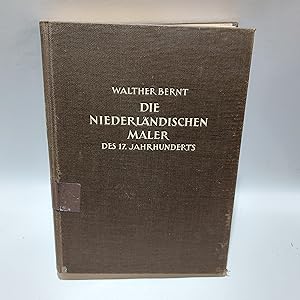 Bild des Verkufers fr Die Niederlandischen Maler Des 17. Jahrhunderts zum Verkauf von Cambridge Rare Books