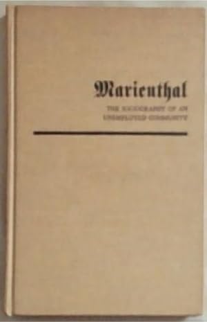 Bild des Verkufers fr Marienthal: The Sociography Of An Unemployed Community zum Verkauf von Chapter 1