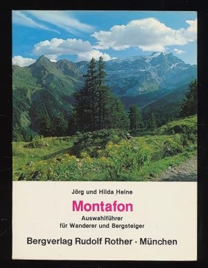 Image du vendeur pour Auswahlfhrer Montafon : Fr Wanderer u. Bergsteiger. mis en vente par Antiquariat Peda