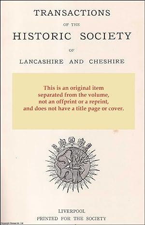 Bild des Verkufers fr Liverpool's Early Customs Collectors. An original article from The Historic Society of Lancashire and Cheshire, 1943. zum Verkauf von Cosmo Books