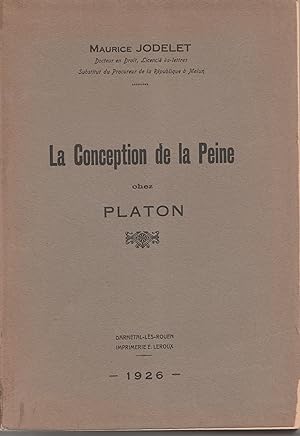 La conception de la Peine chez Platon