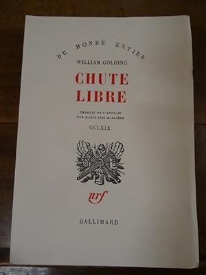 Bild des Verkufers fr Chute libre. zum Verkauf von Librairie Lang