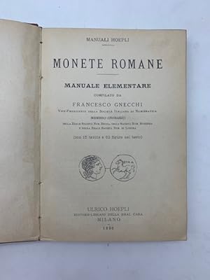 Seller image for Monete romane. Manuale elementare for sale by Coenobium Libreria antiquaria