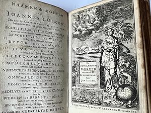 Emblemata book 1717 | Complete copy with two parts in 1 volume: Vonken der Liefde, Jezus, van het...