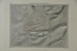 Bild des Verkufers fr Anaglyptographic atlas of the Waterloo Campaign: Field of Quatre-Bras, 3 o`clock p.m. zum Verkauf von sammelbecken, br