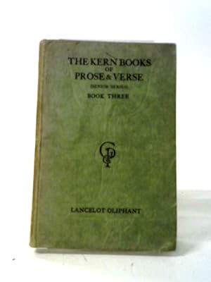 Bild des Verkufers fr The Kern Books Of Prose And Verse Book 3 zum Verkauf von World of Rare Books