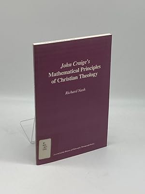 Seller image for John Craige's Mathematical Principles of Christian Theology for sale by True Oak Books